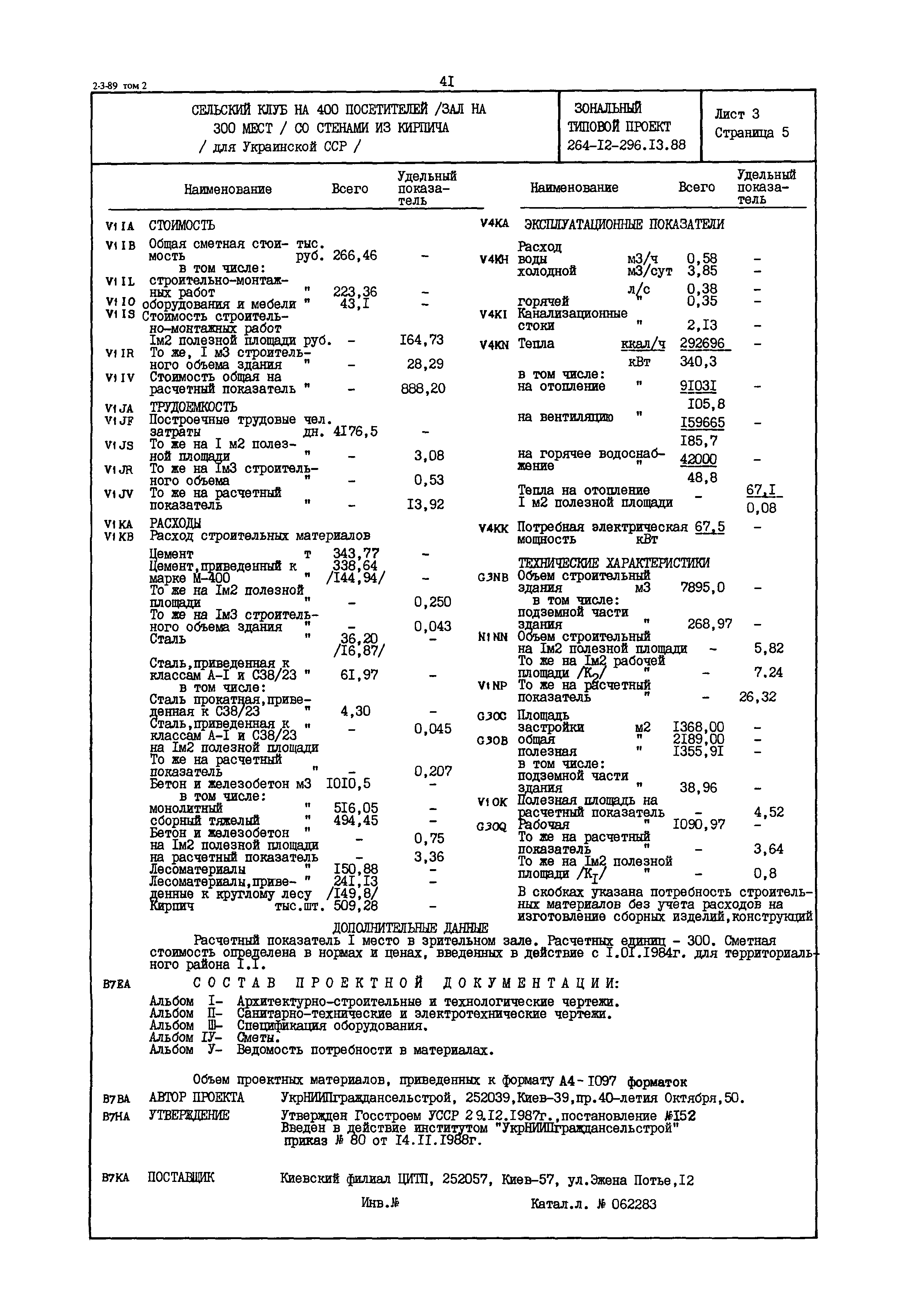 Типовой проект 264-12-296.13.88