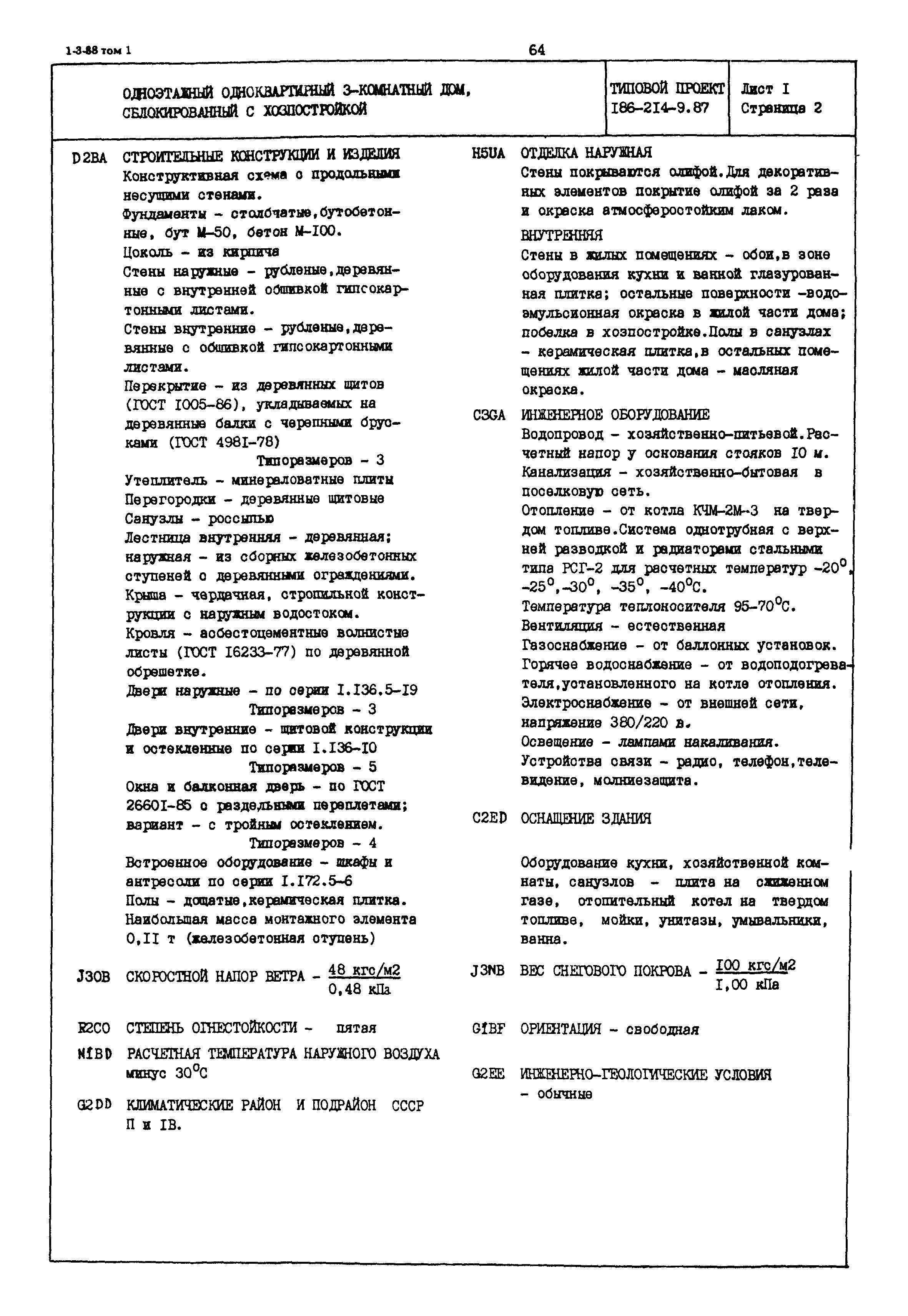 Типовой проект 186-214-9.87