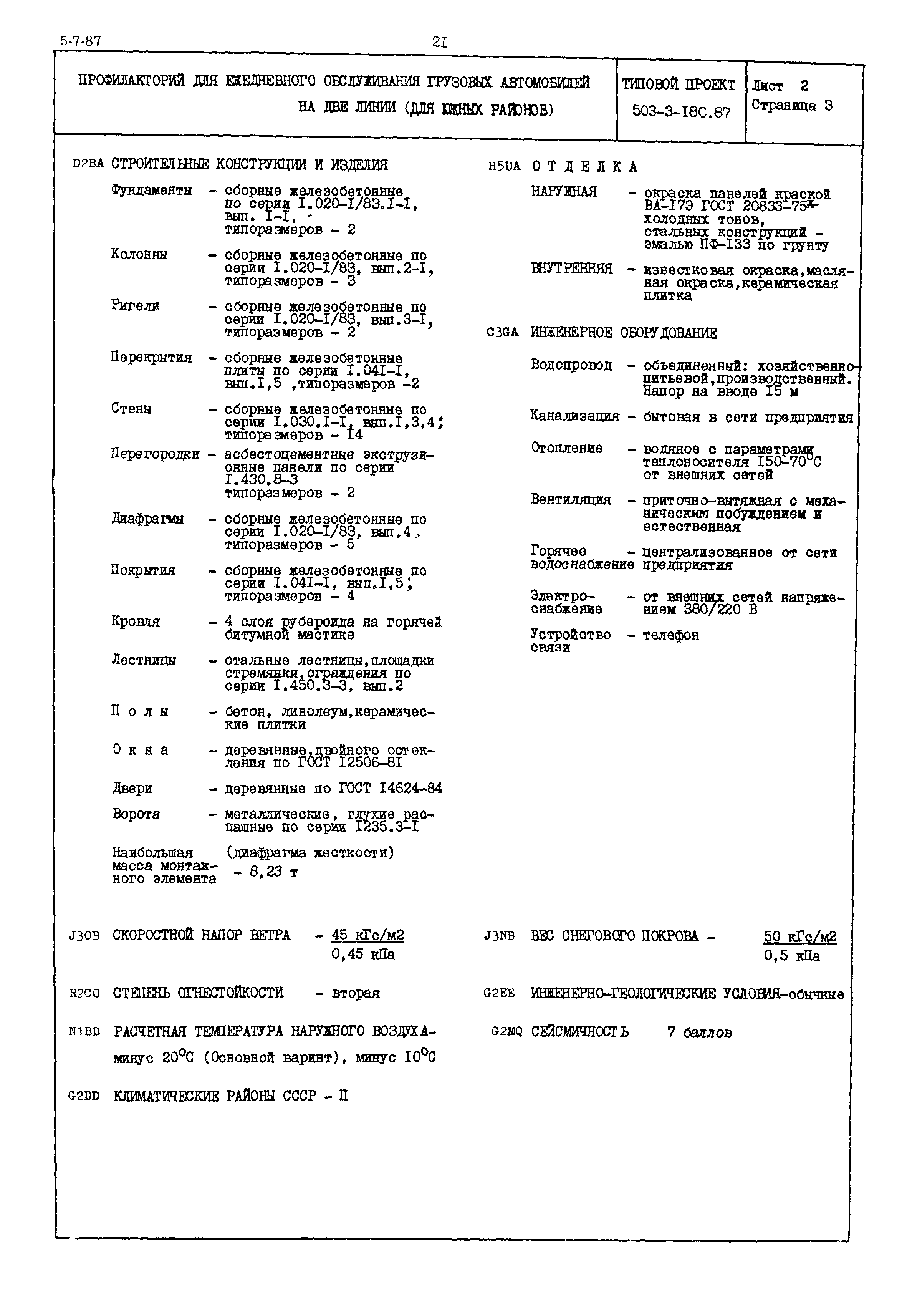 Типовой проект 503-3-18с.87