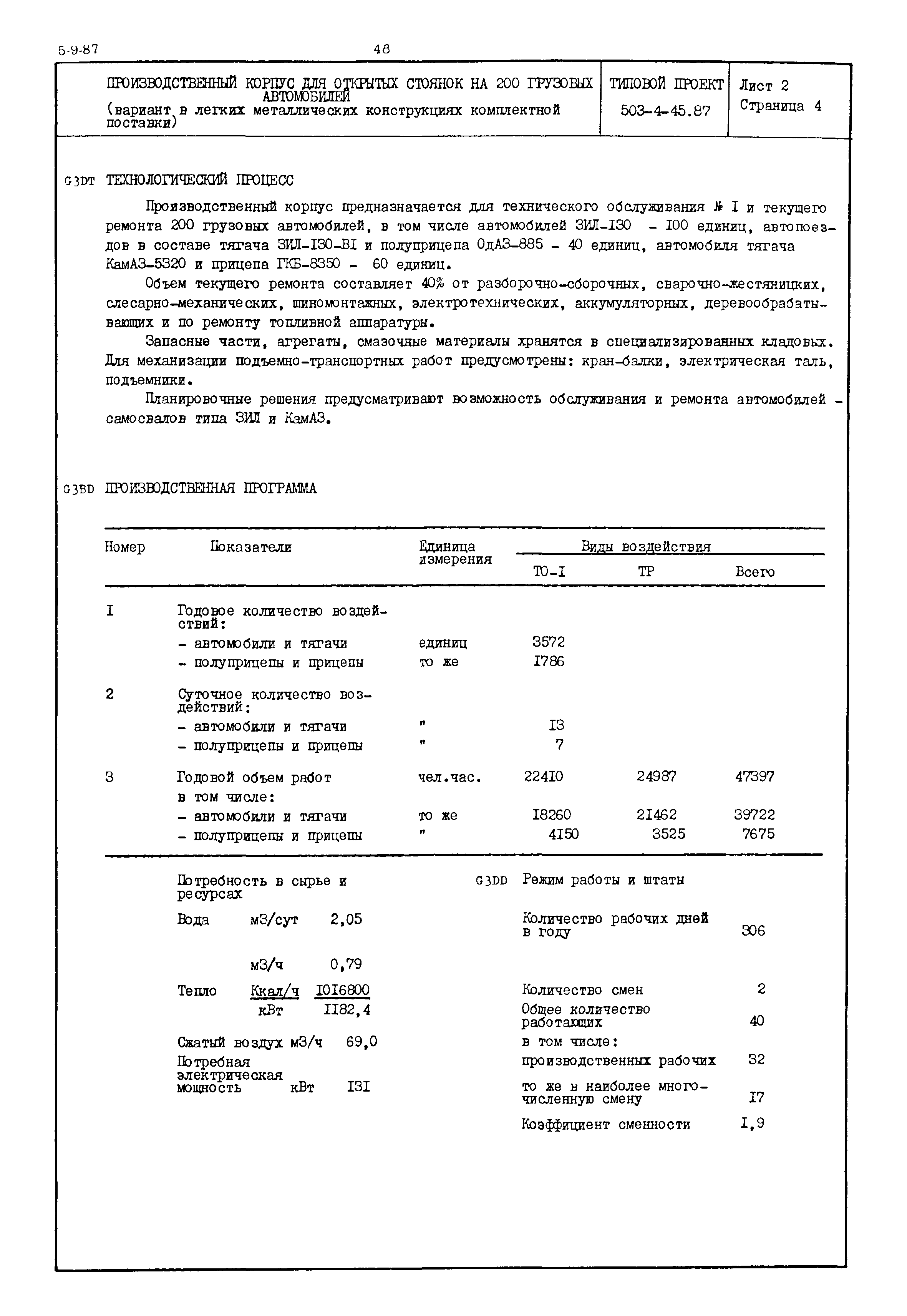 Типовой проект 503-4-45.87