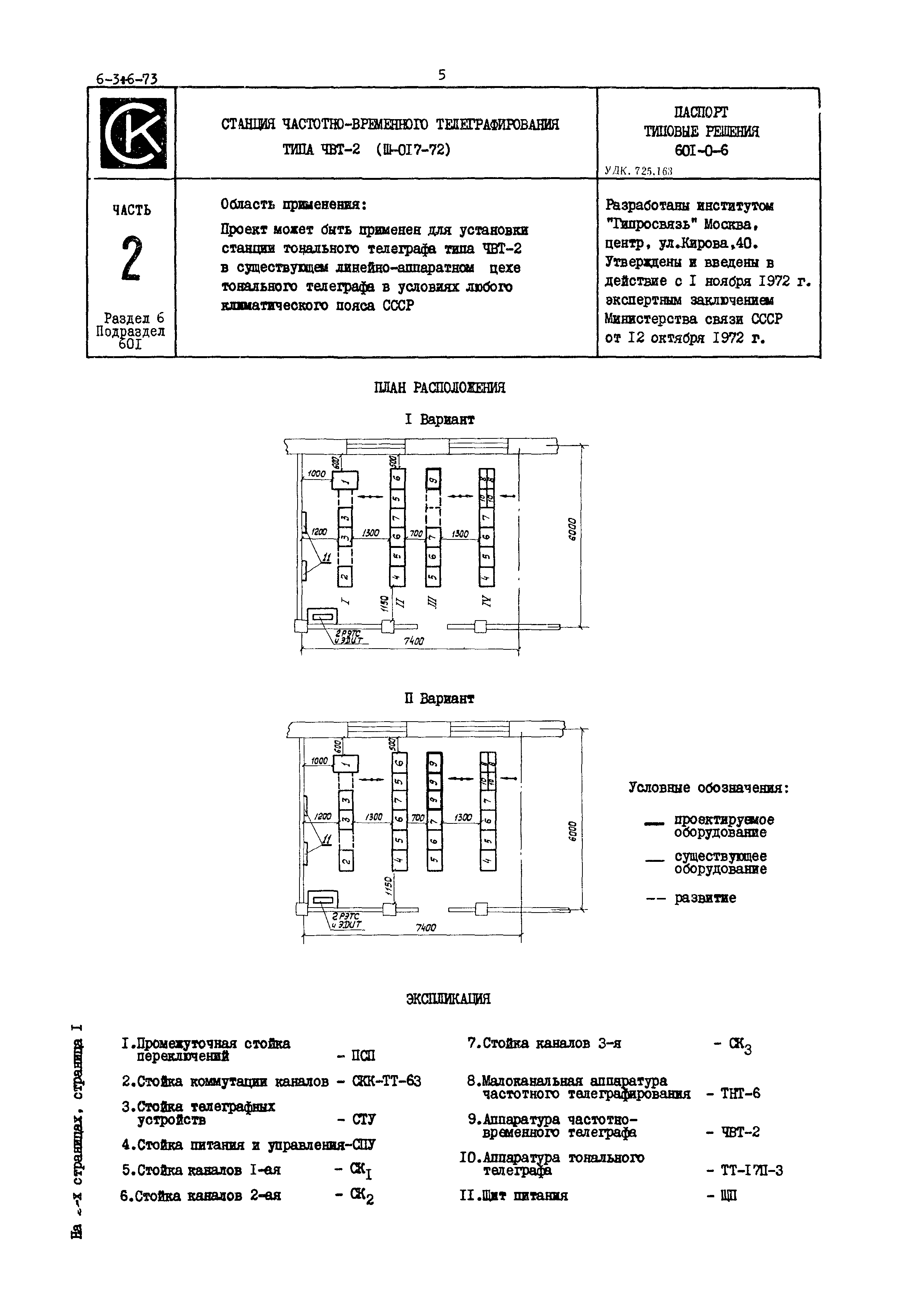 Типовые проектные решения 601-0-6