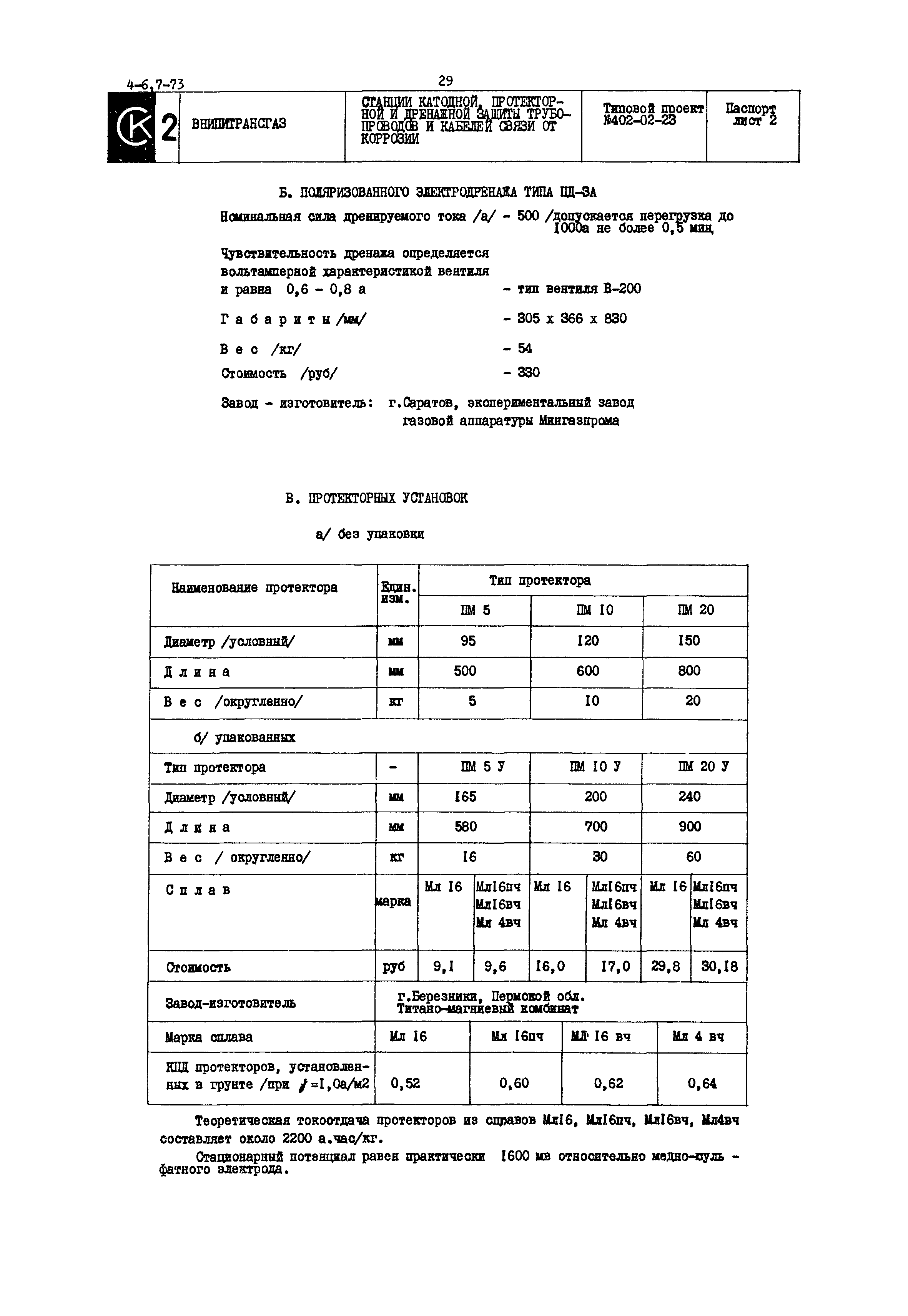 Типовой проект 402-2-23