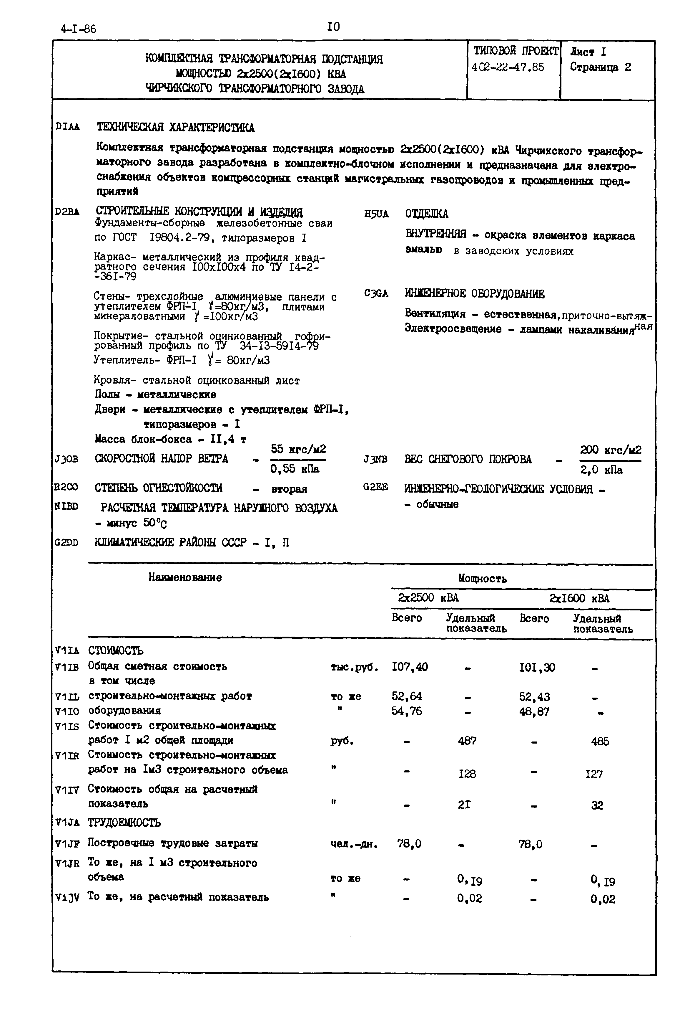 Типовой проект 402-22-47.85