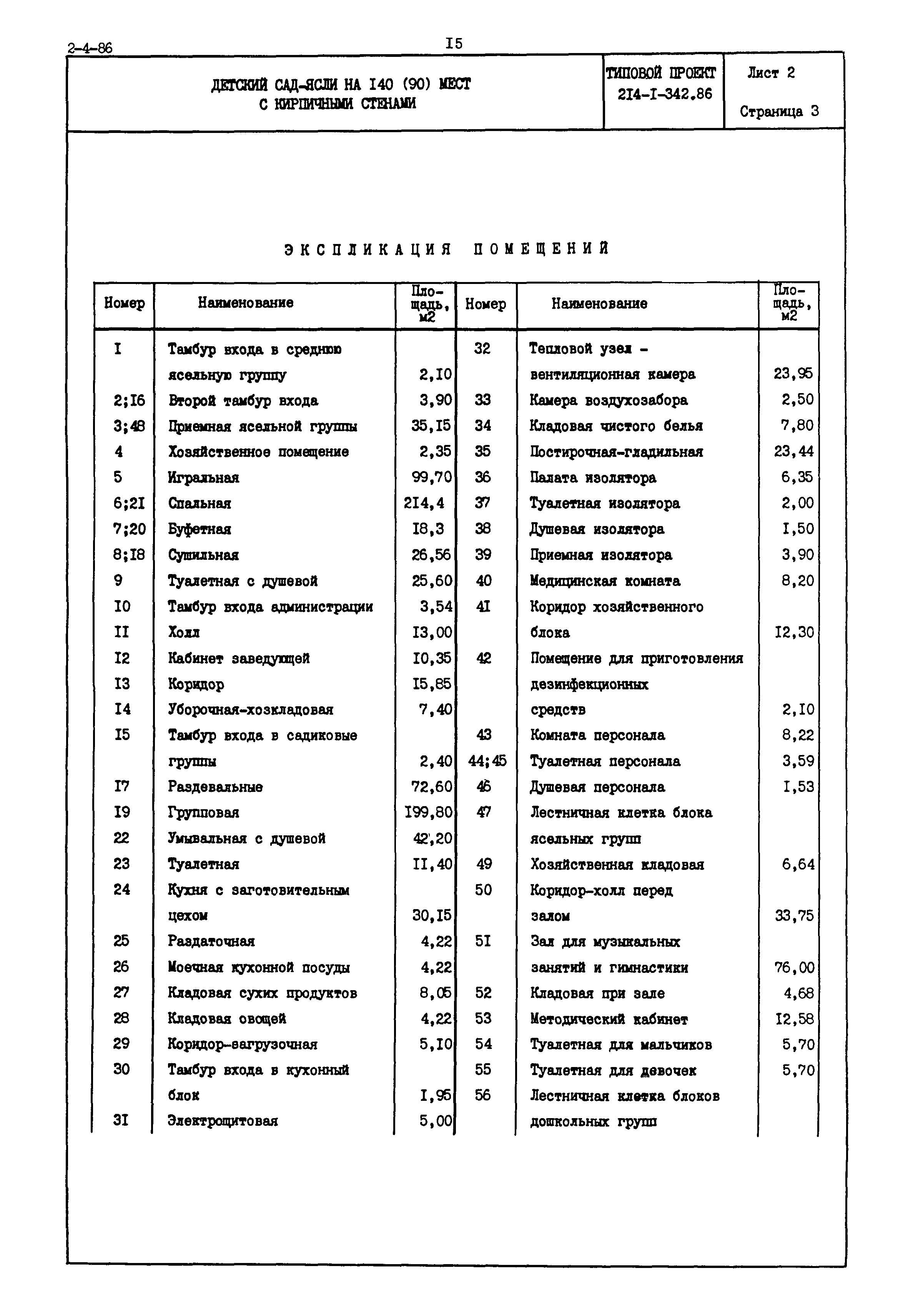 Типовой проект 214-1-342.86