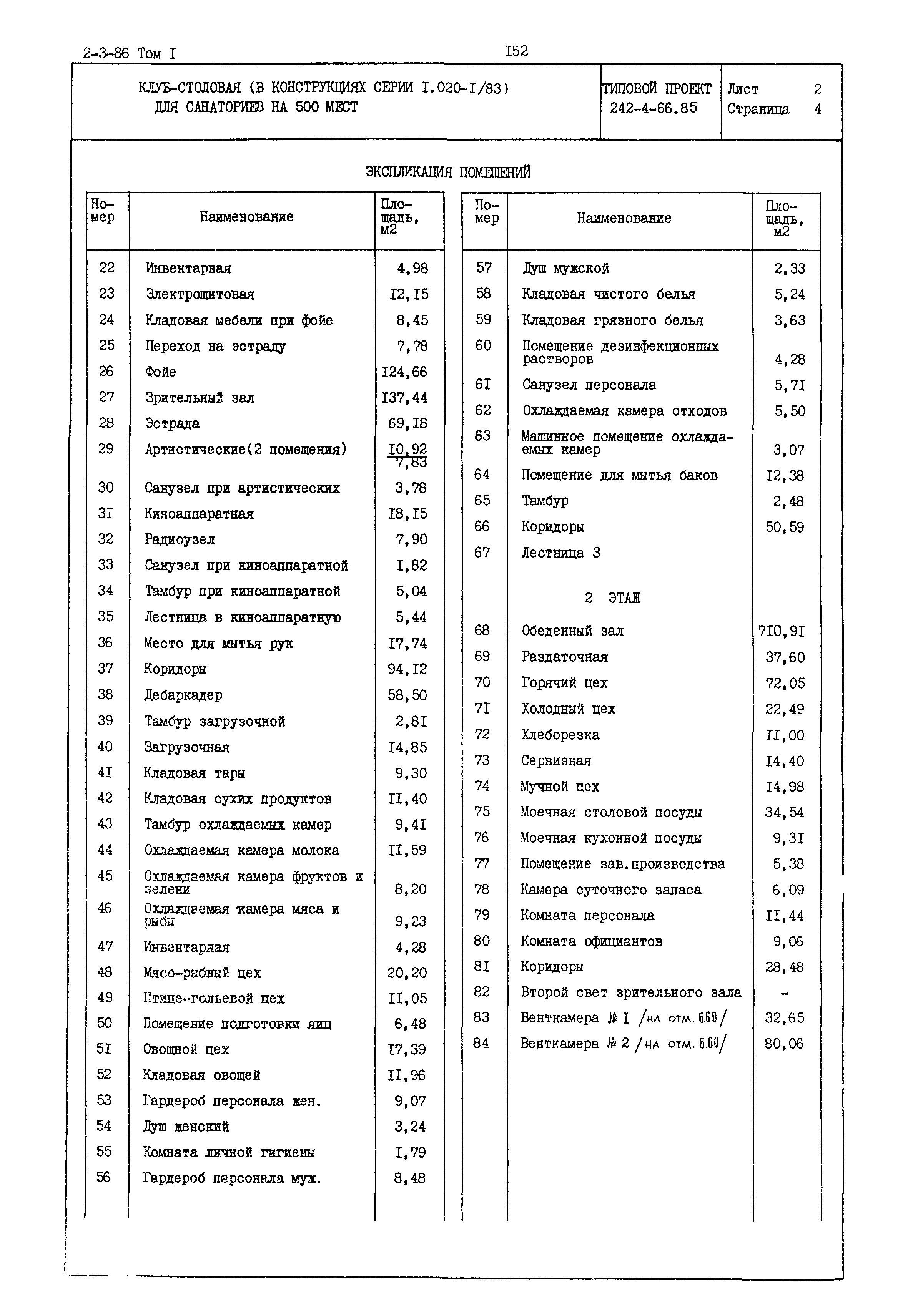 Типовой проект 242-4-66.85