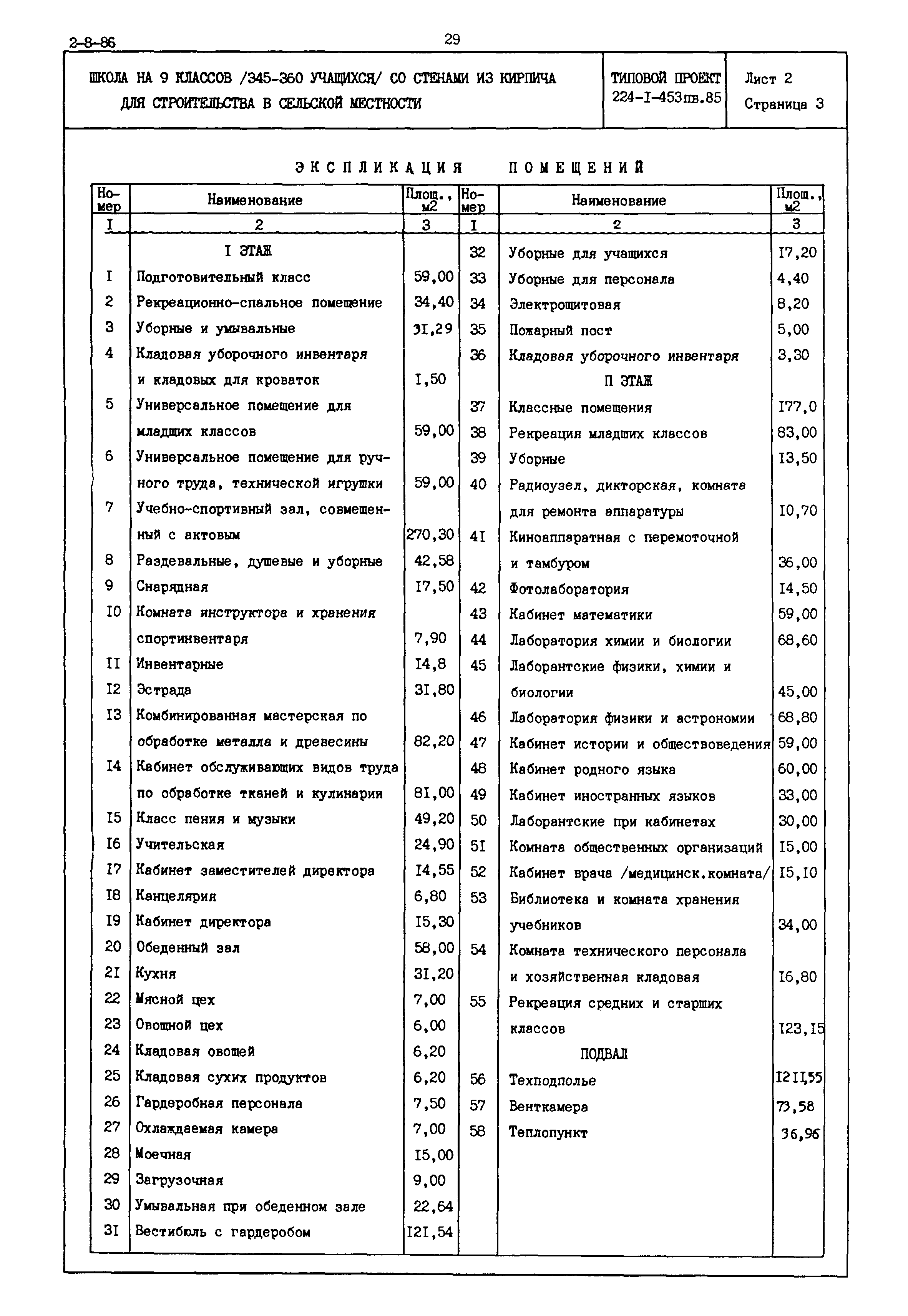 Типовой проект 224-1-453пв.85