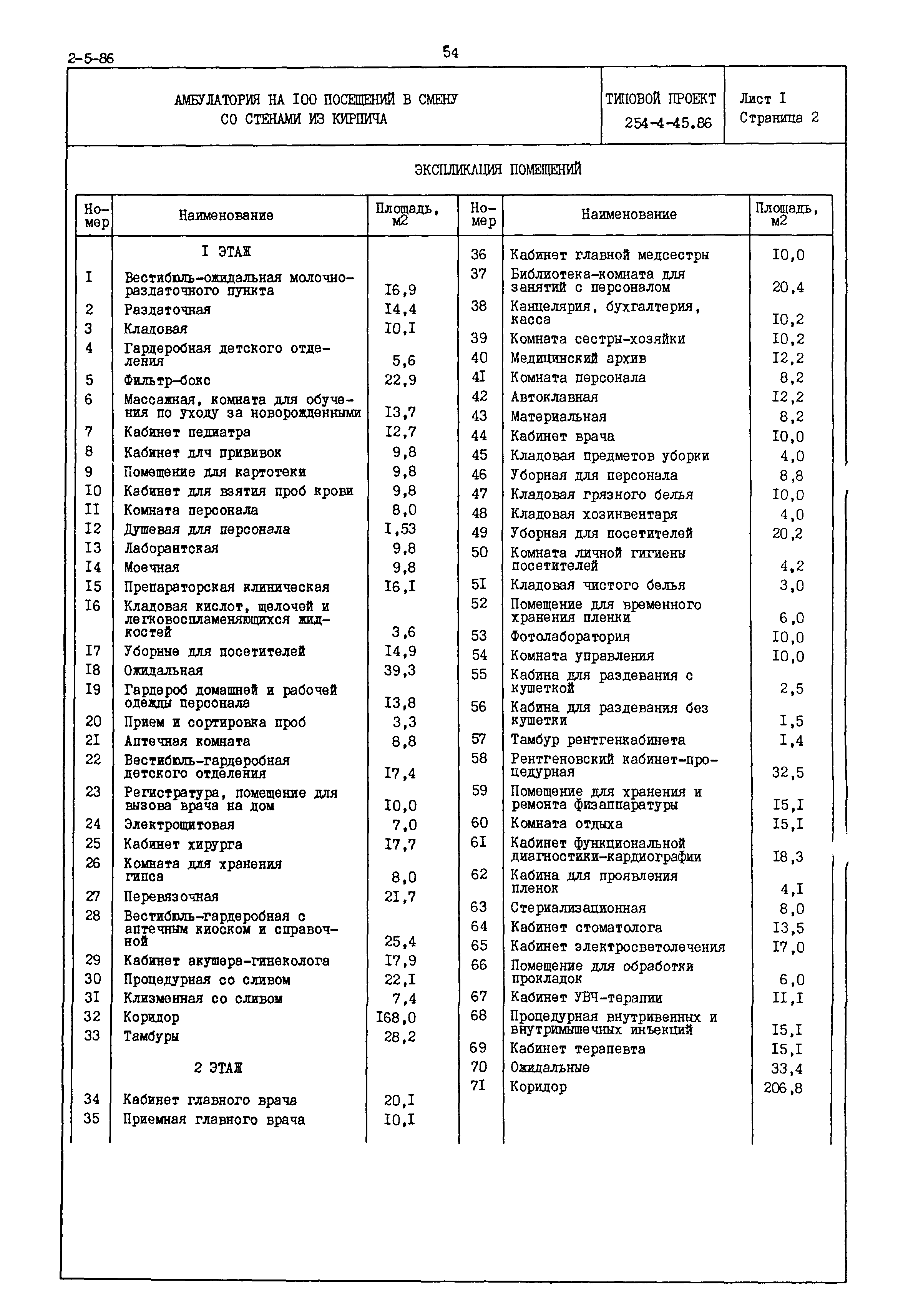 Типовой проект 254-4-45.86