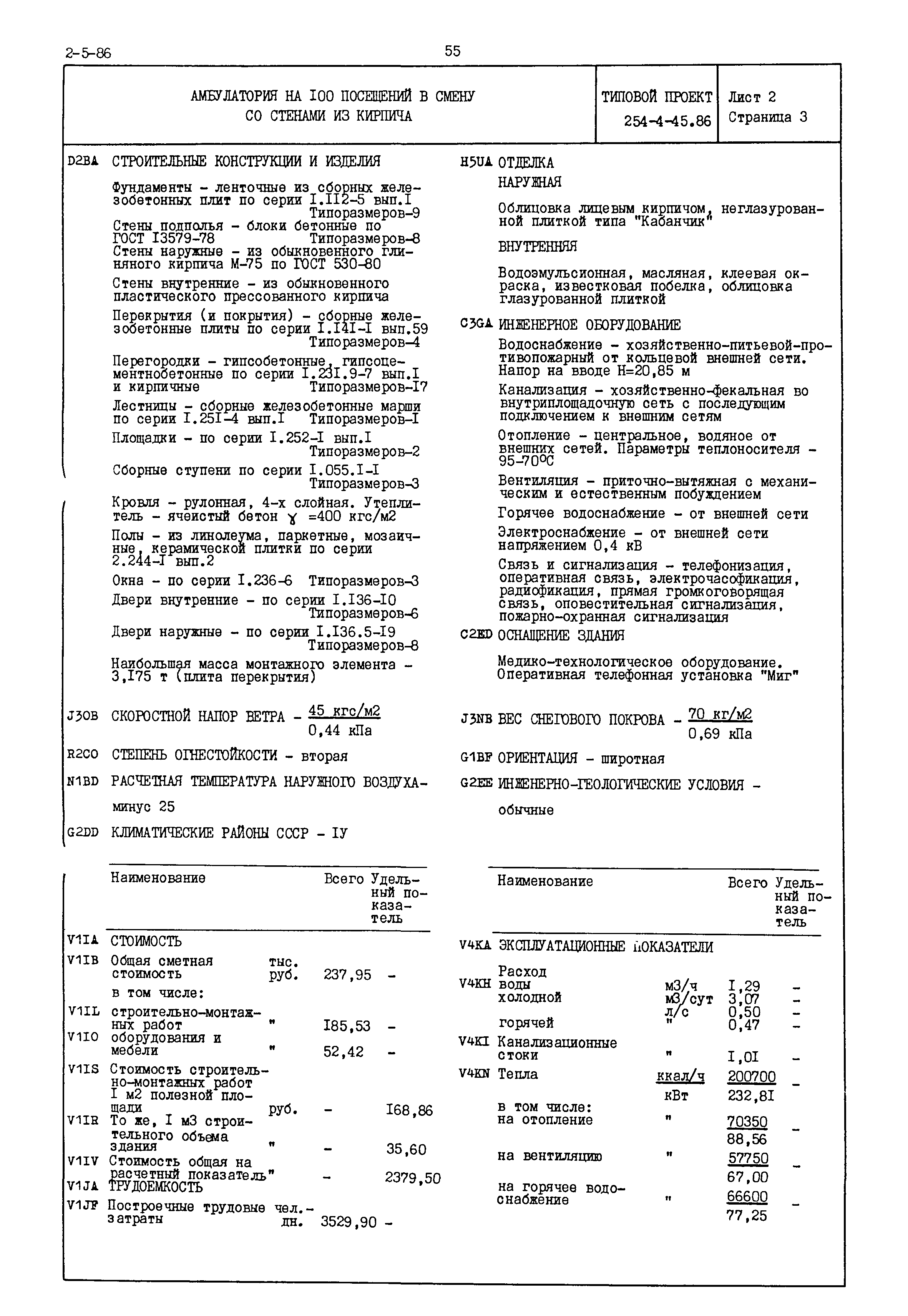 Типовой проект 254-4-45.86