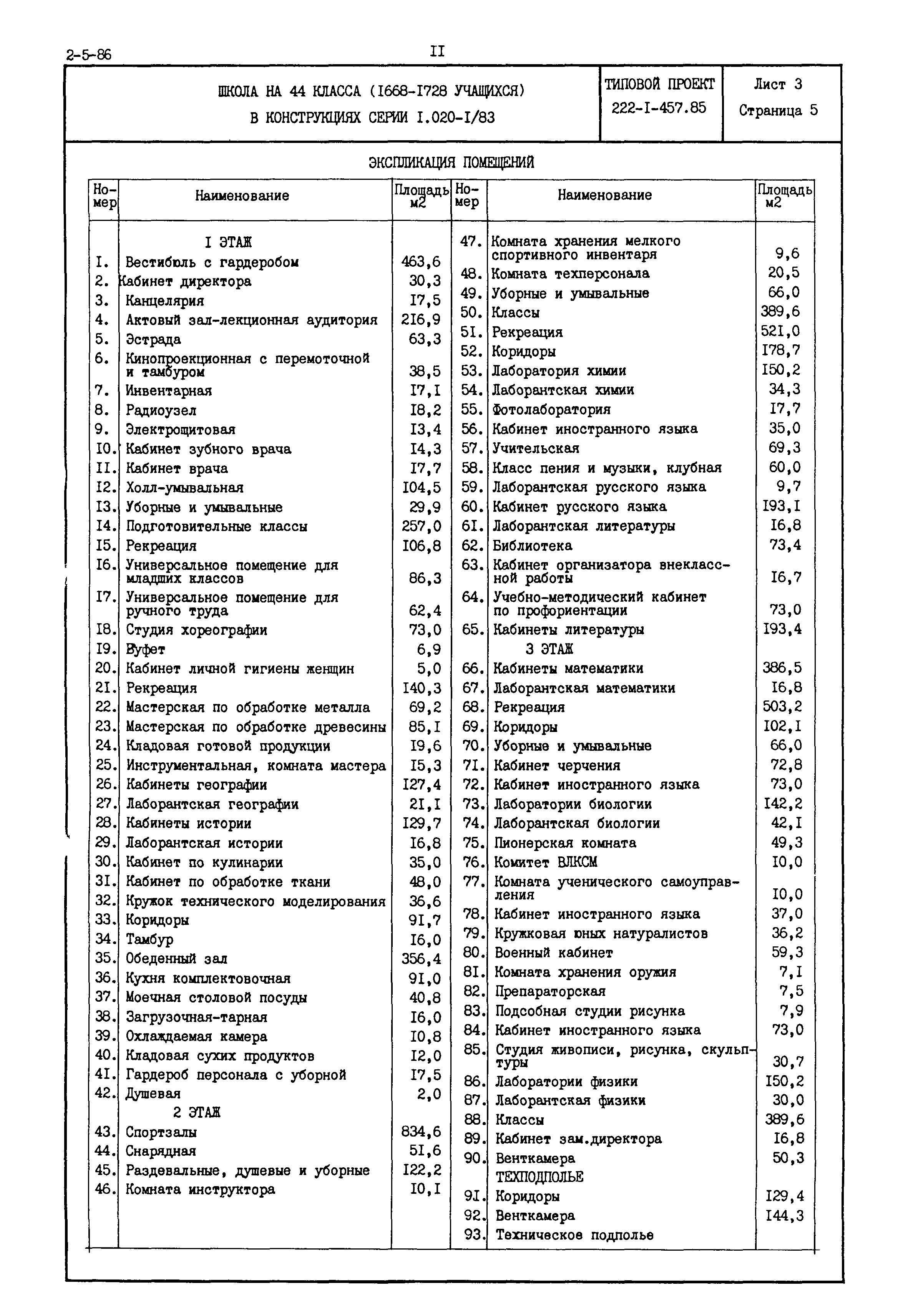 Типовой проект 222-1-457.85