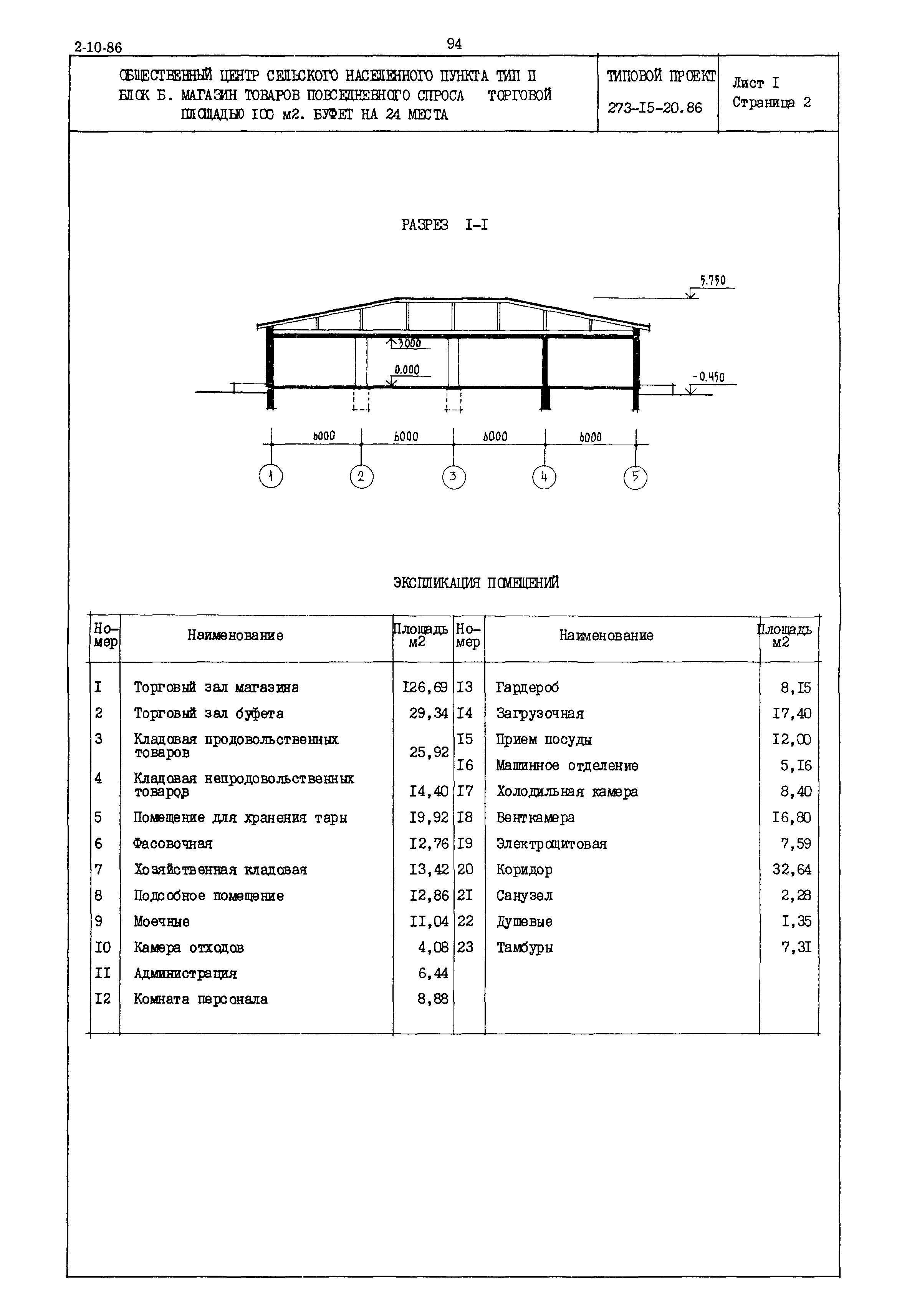 Типовой проект 273-15-20.86