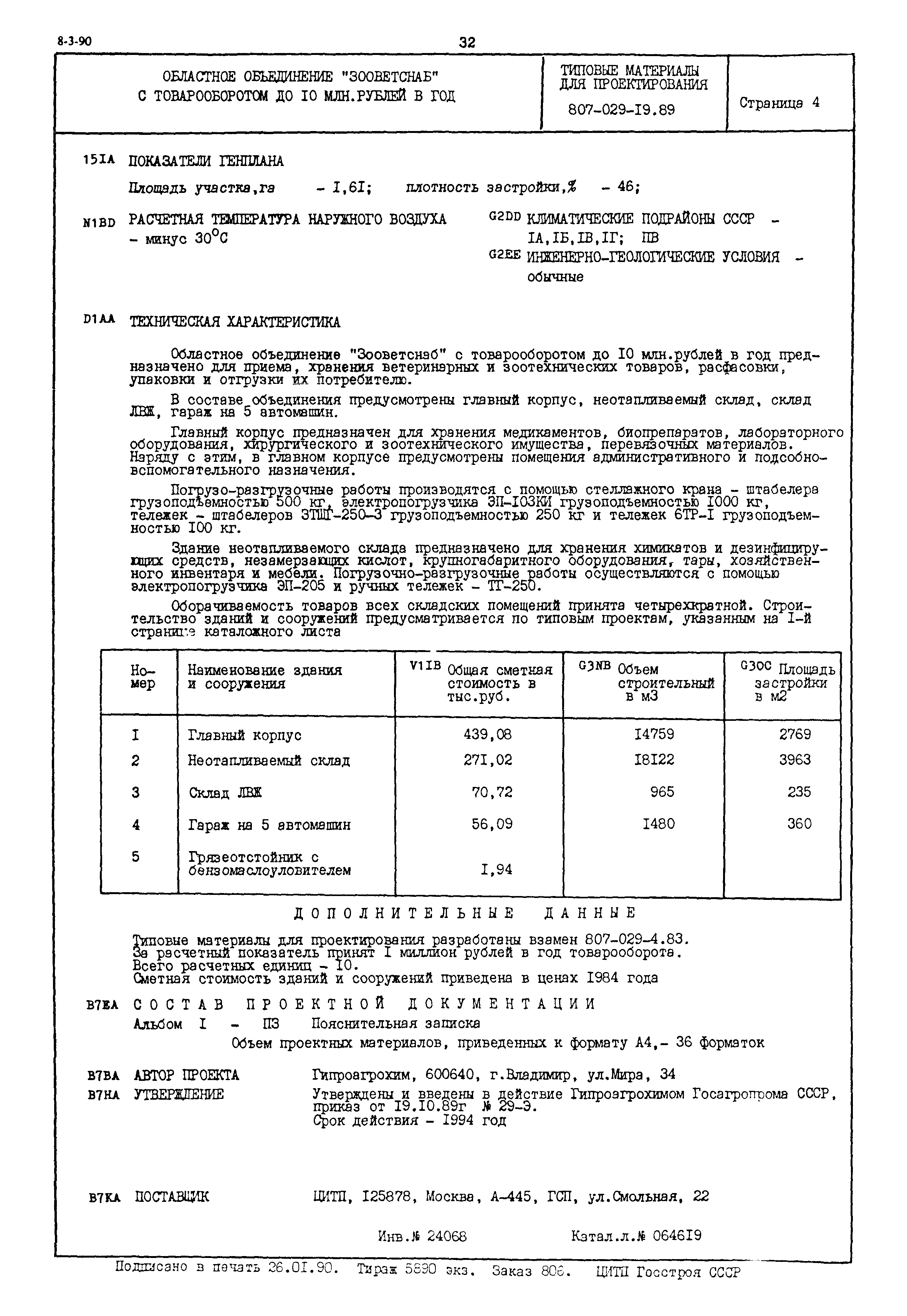 Типовые материалы для проектирования 807-029-19.89