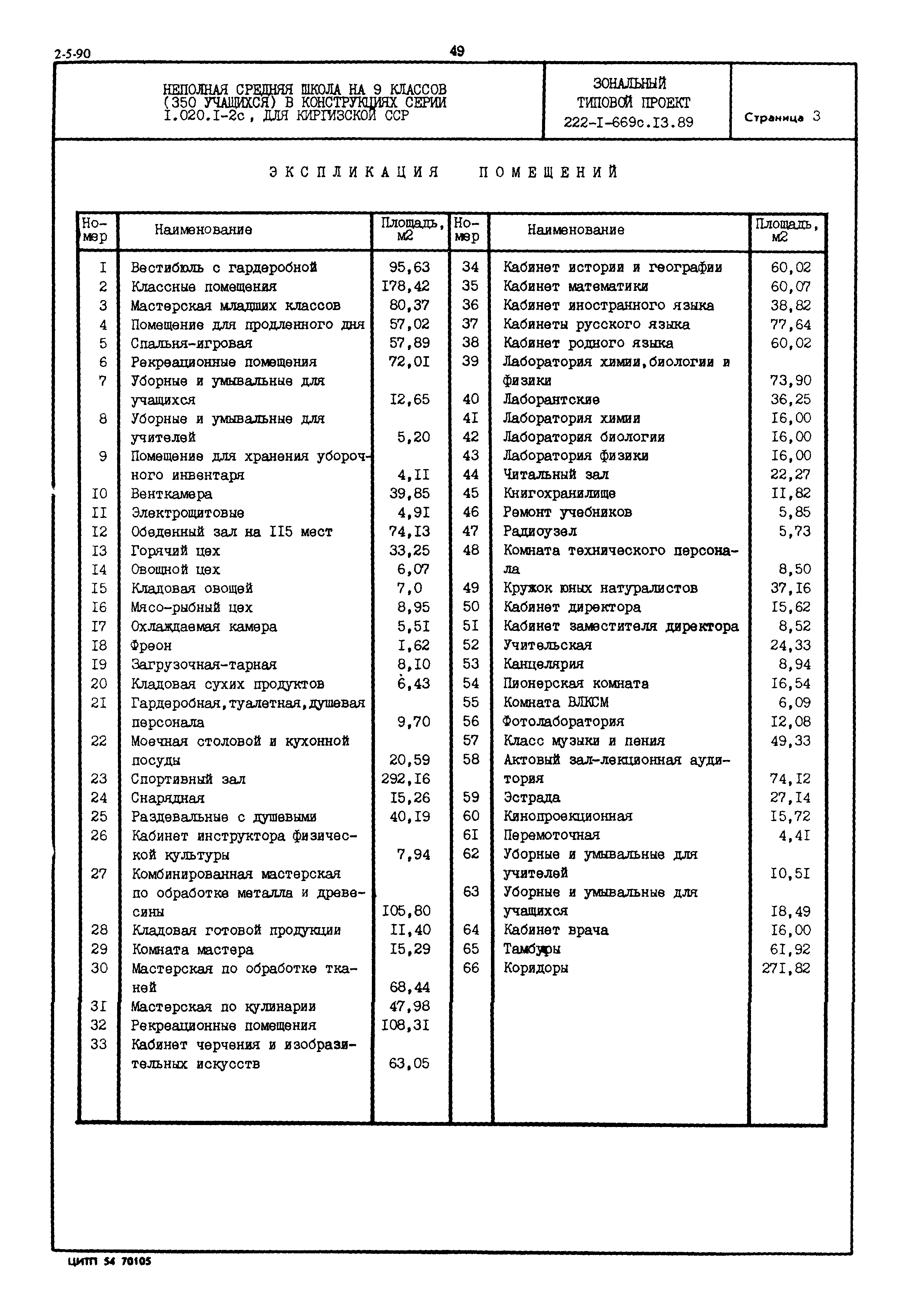 Типовой проект 222-1-669с.13.89