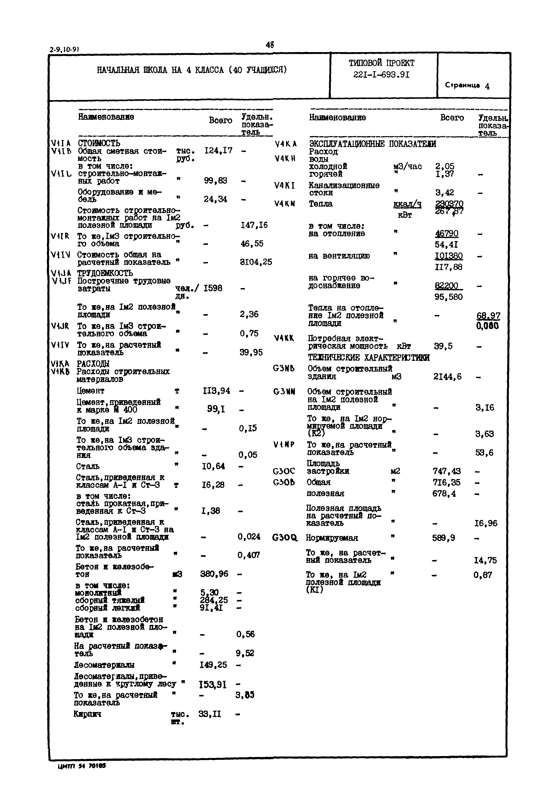 Типовой проект 221-1-693.91