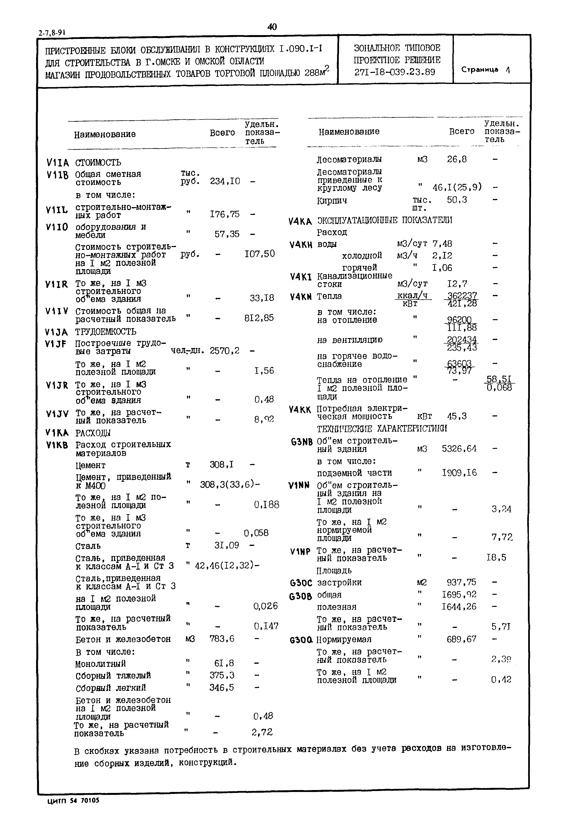 Типовые проектные решения 271-18-039.23.89