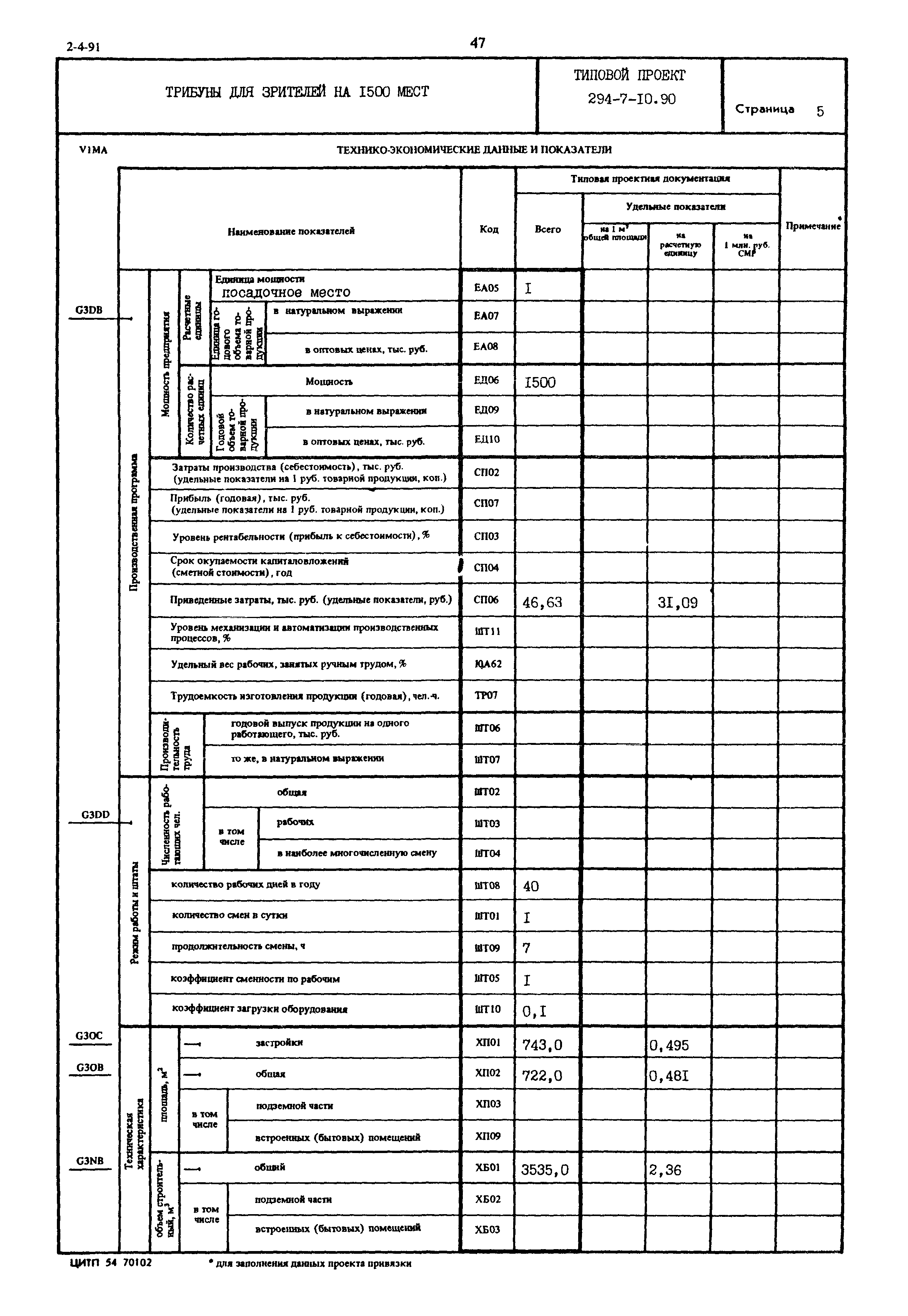 Типовой проект 294-7-10.90