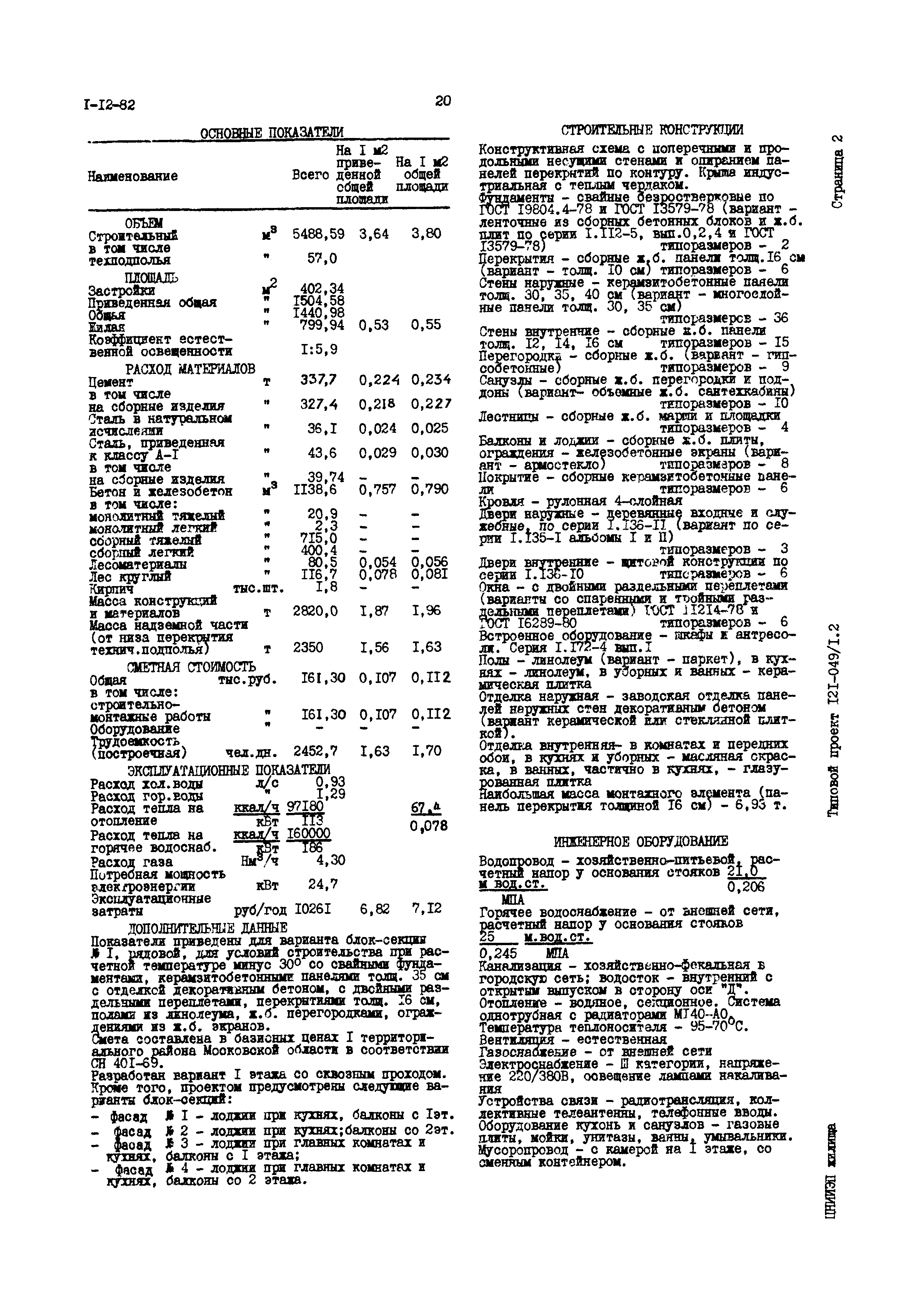 Типовой проект 121-049/1.2