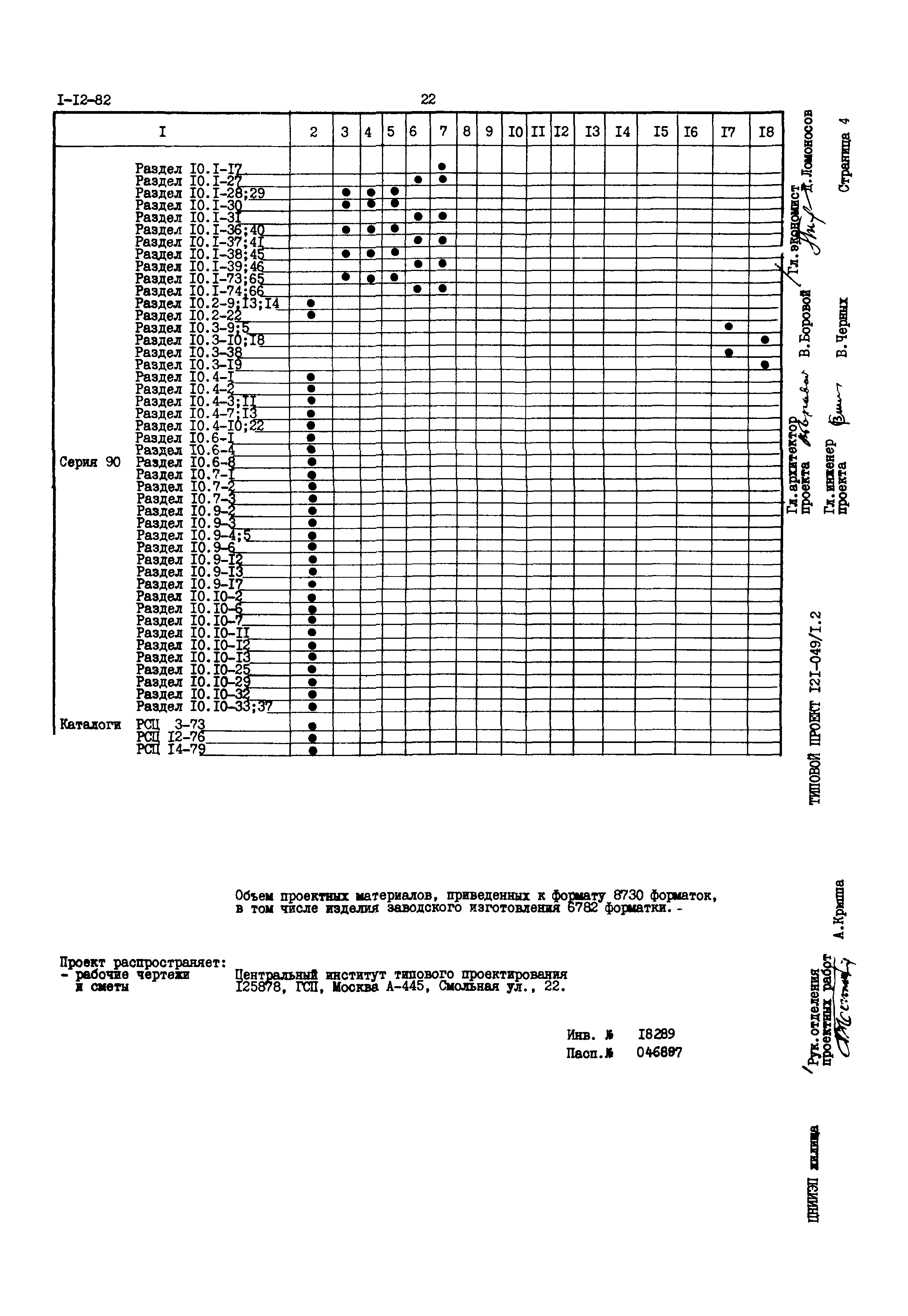 Типовой проект 121-049/1.2