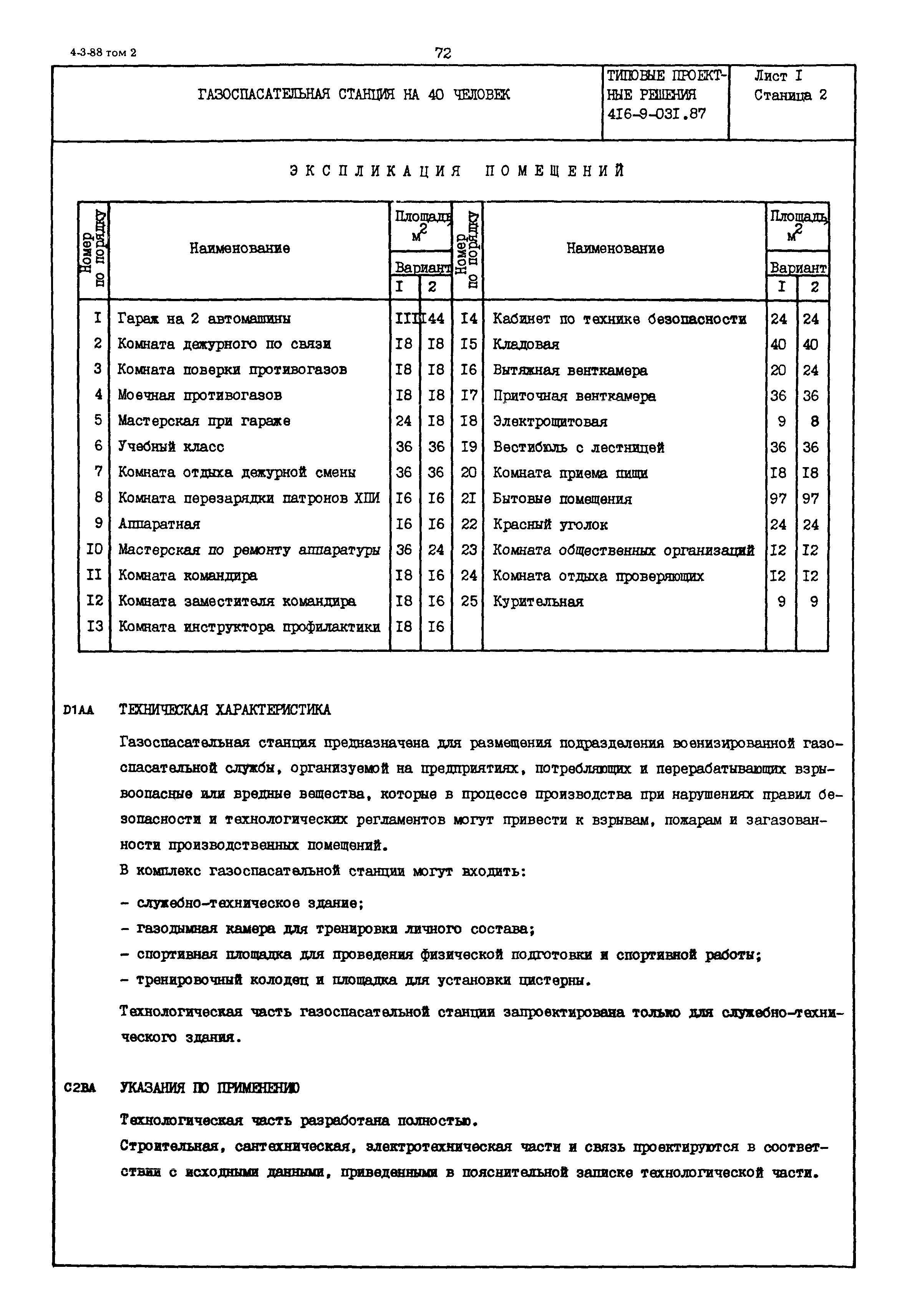 Типовые проектные решения 416-9-031.87