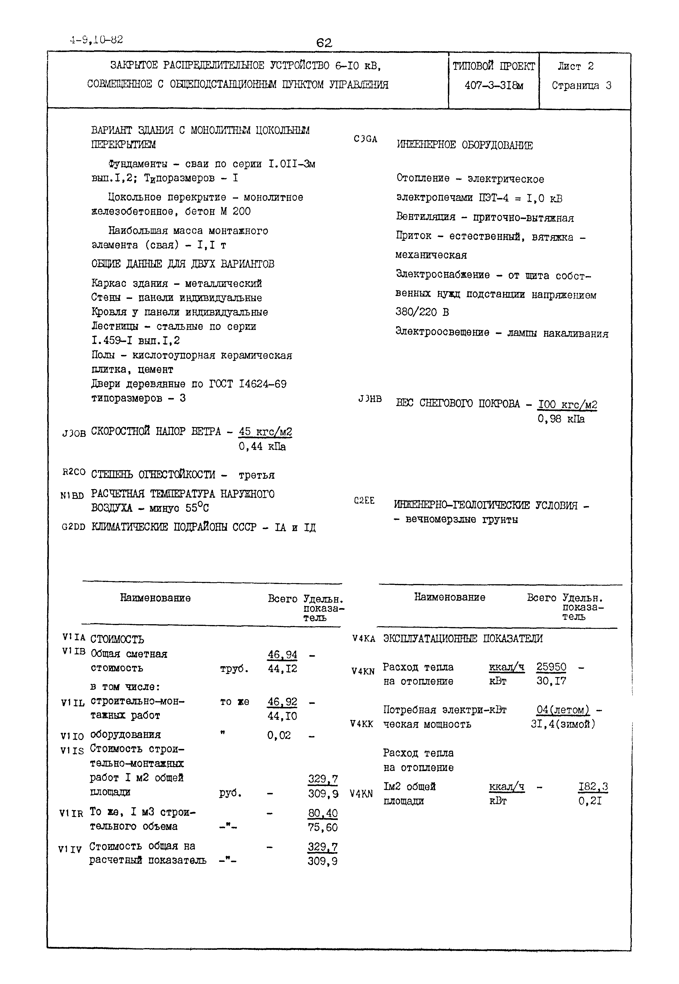 Типовой проект 407-3-318м