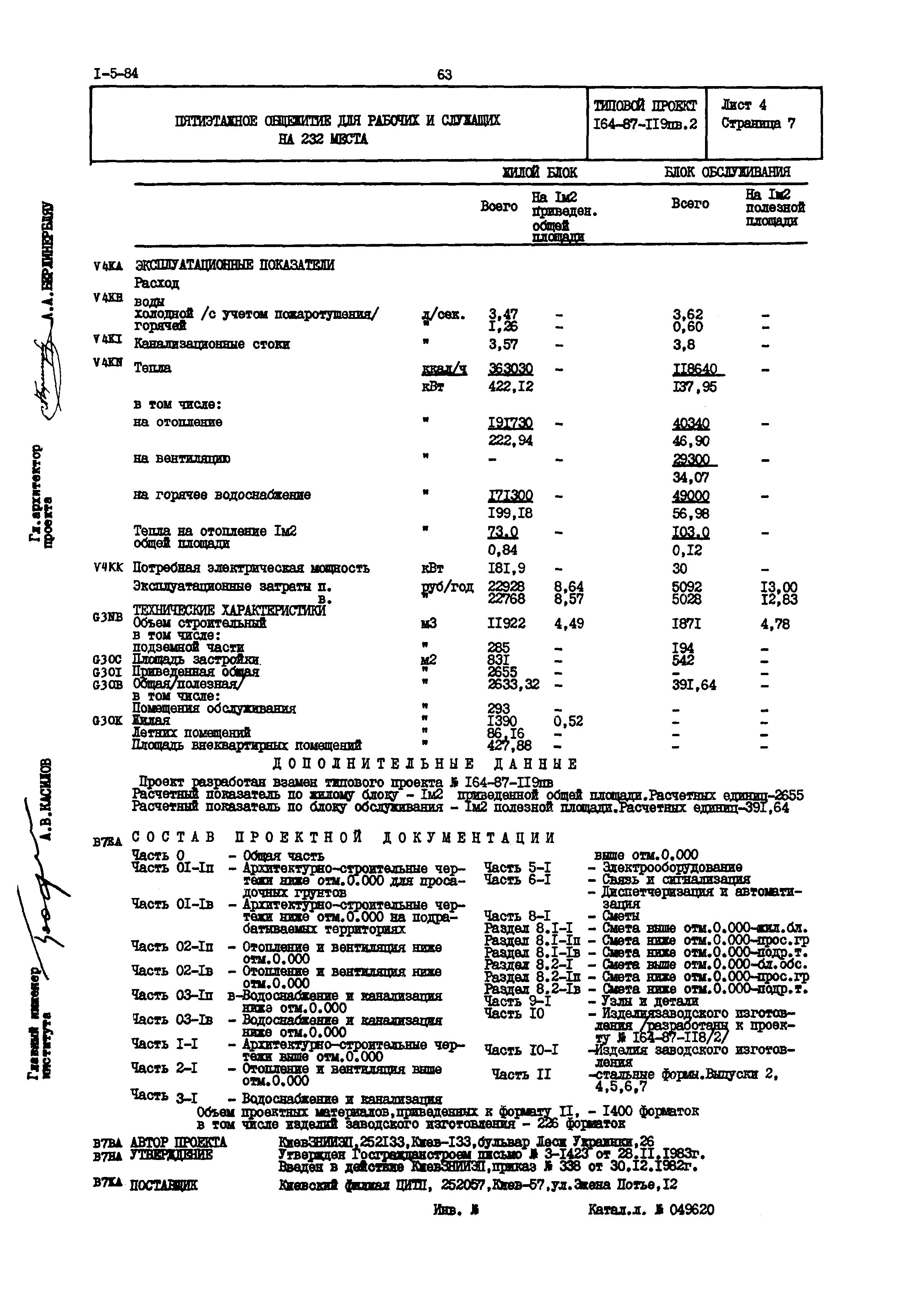 Типовой проект 164-87-119пв.2