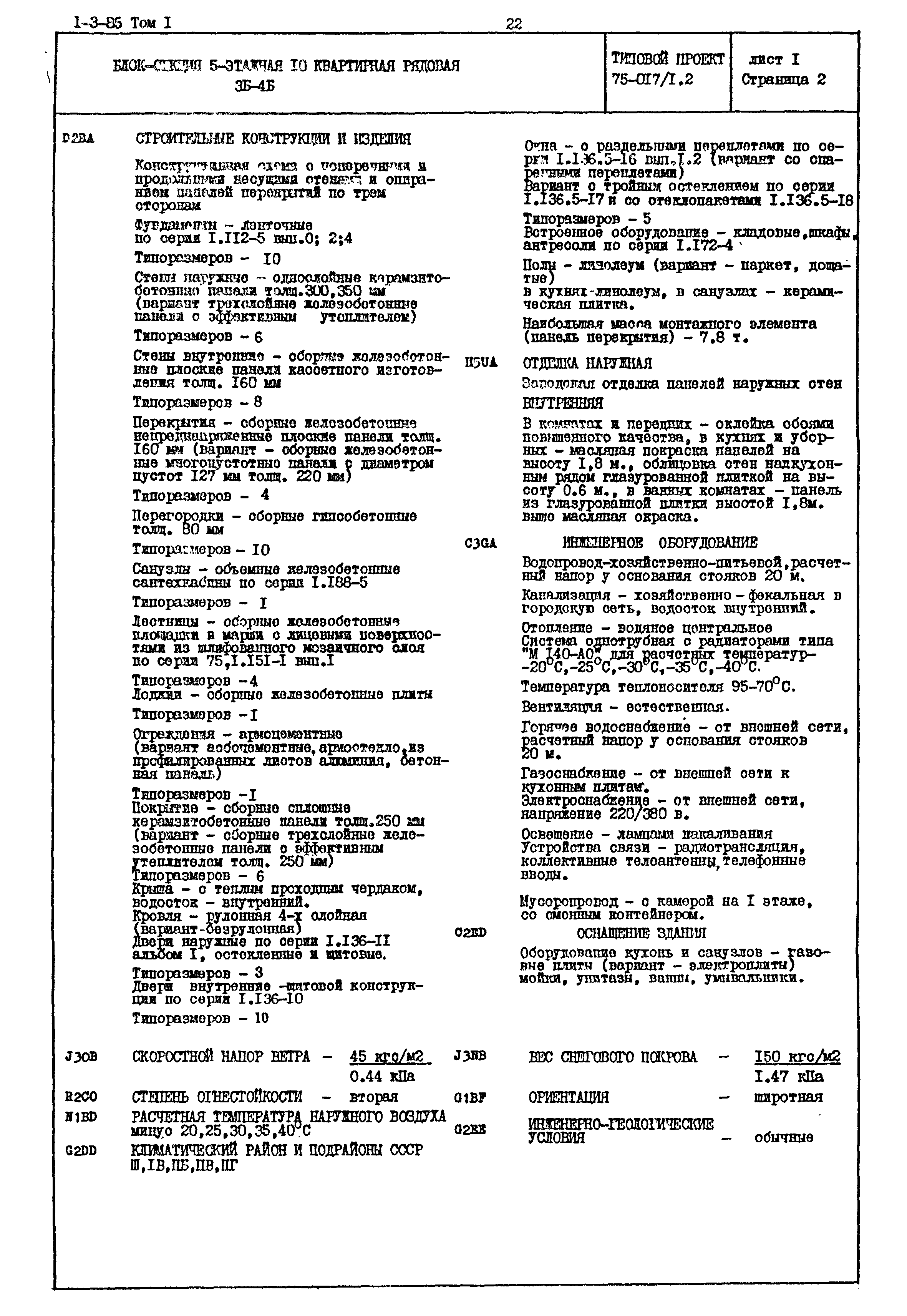 Типовой проект 75-017/1.2