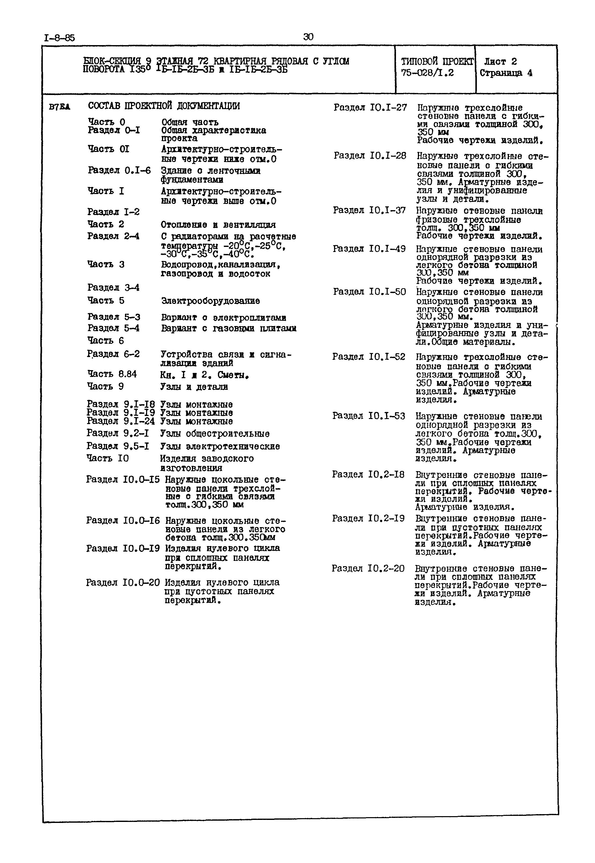 Типовой проект 75-028/1.2