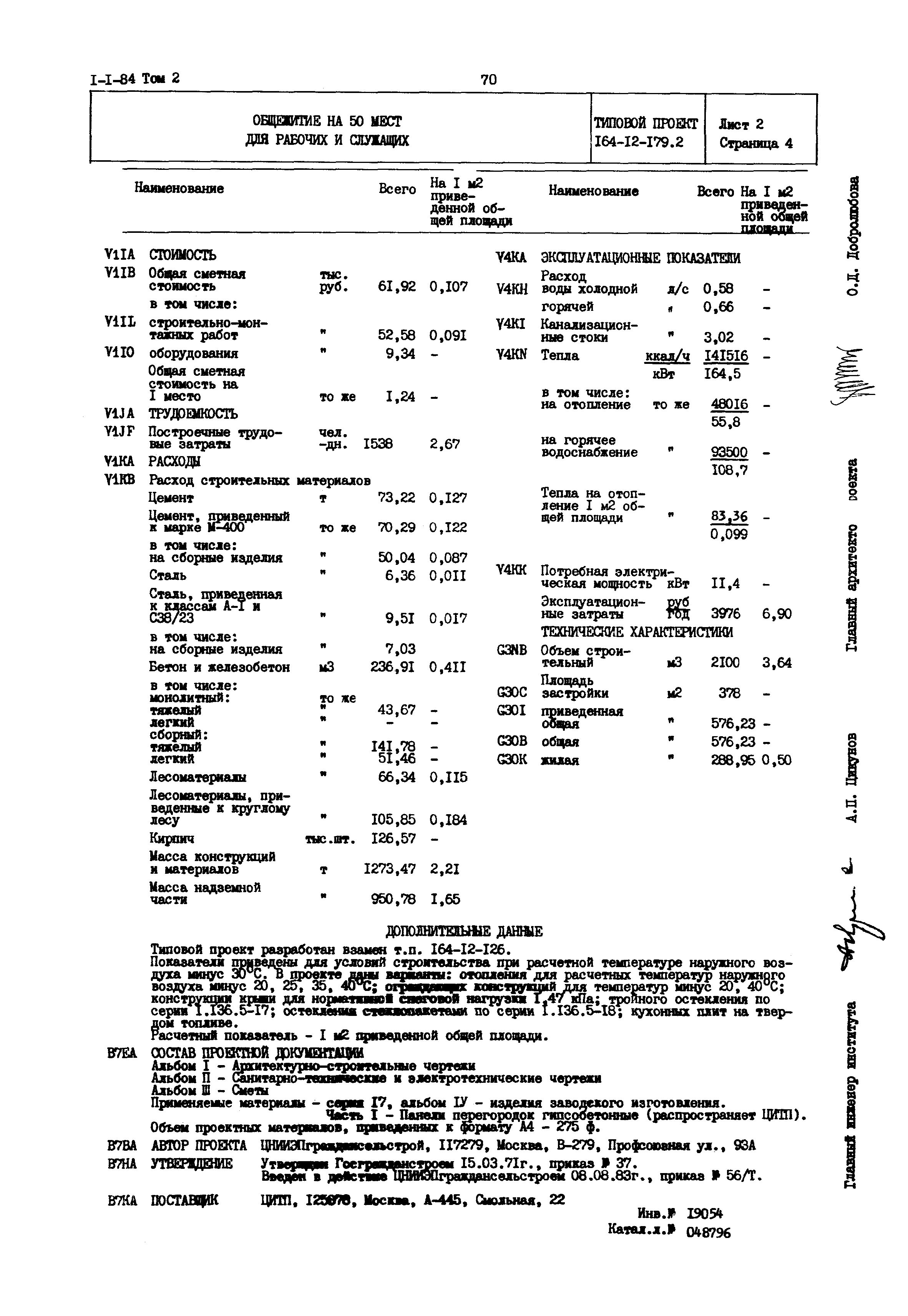 Типовой проект 164-12-179.2