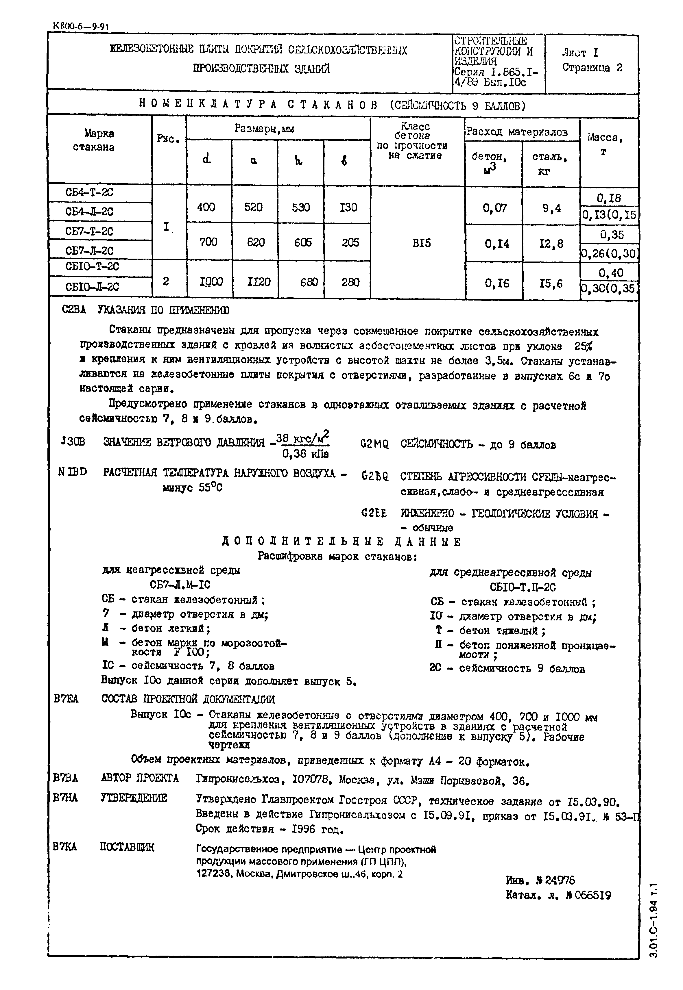 Серия 1.865.1-4/89