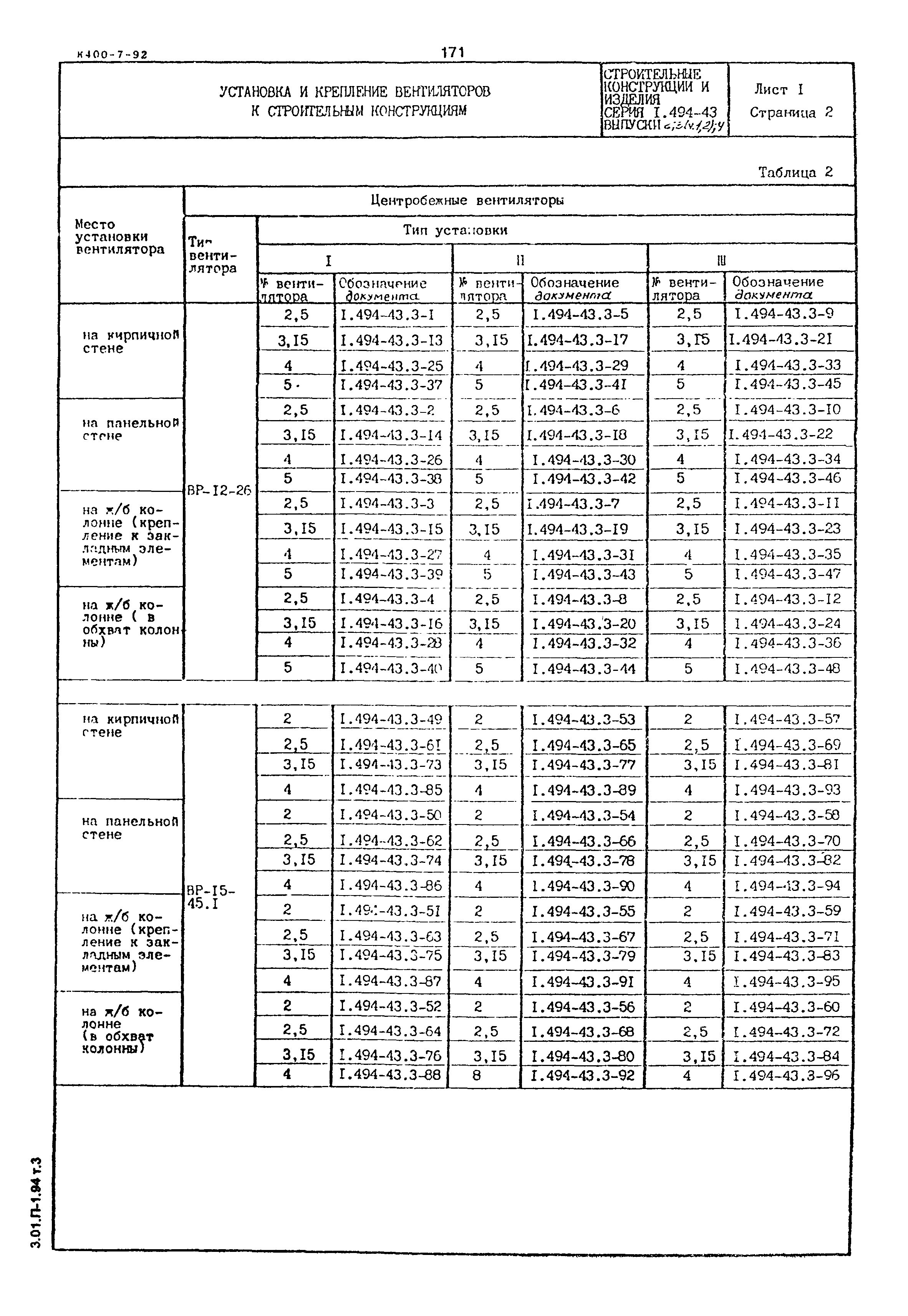 Серия 1.494-43